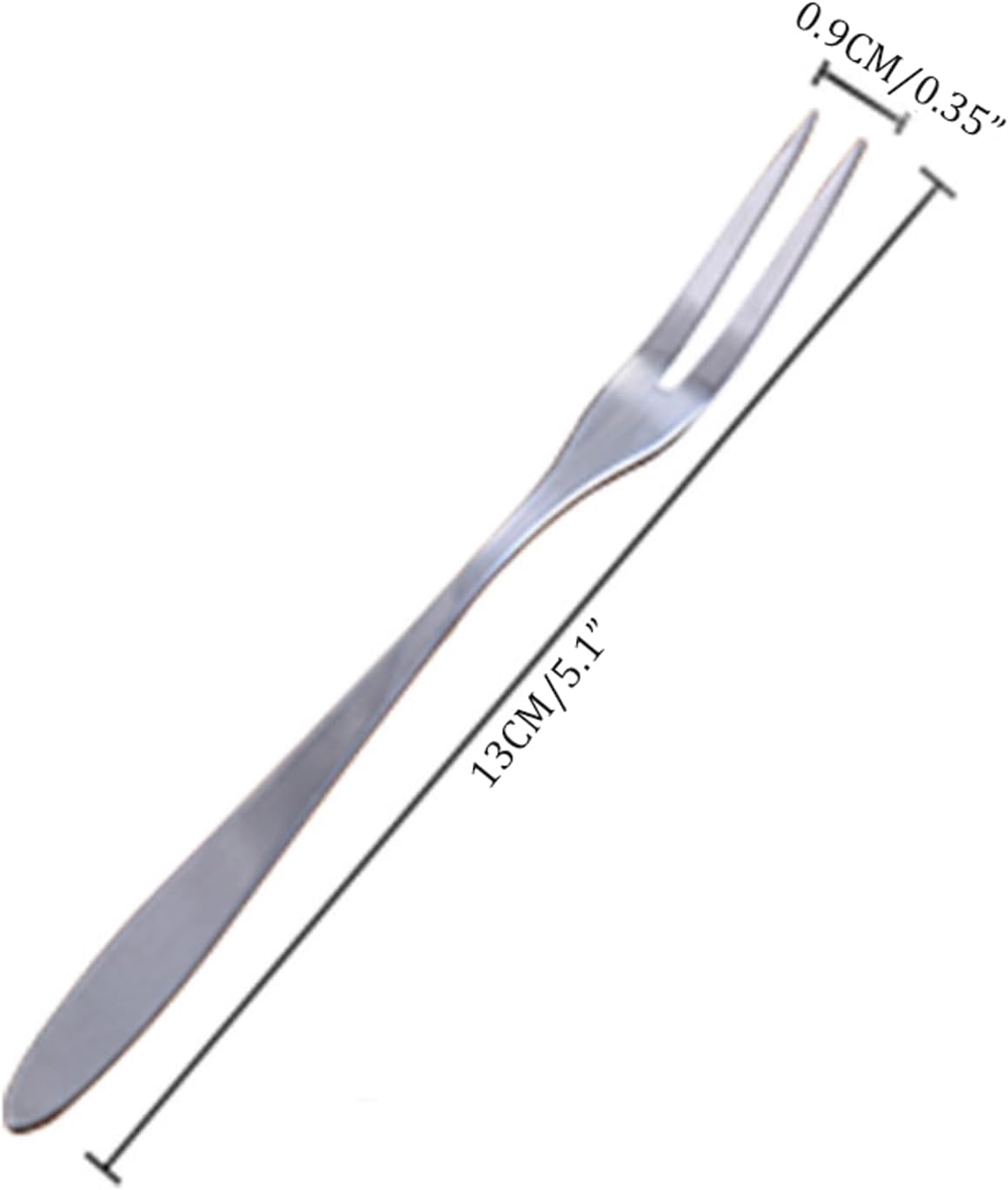 fruit forks，Dinner Forks,Stainless Steel Forks304 Stainless Steel Fruit Forks Dinnerware Set Stainless Steel Fruit Forks Dessert Cake Fork Cutlery Set Silver 10pcs