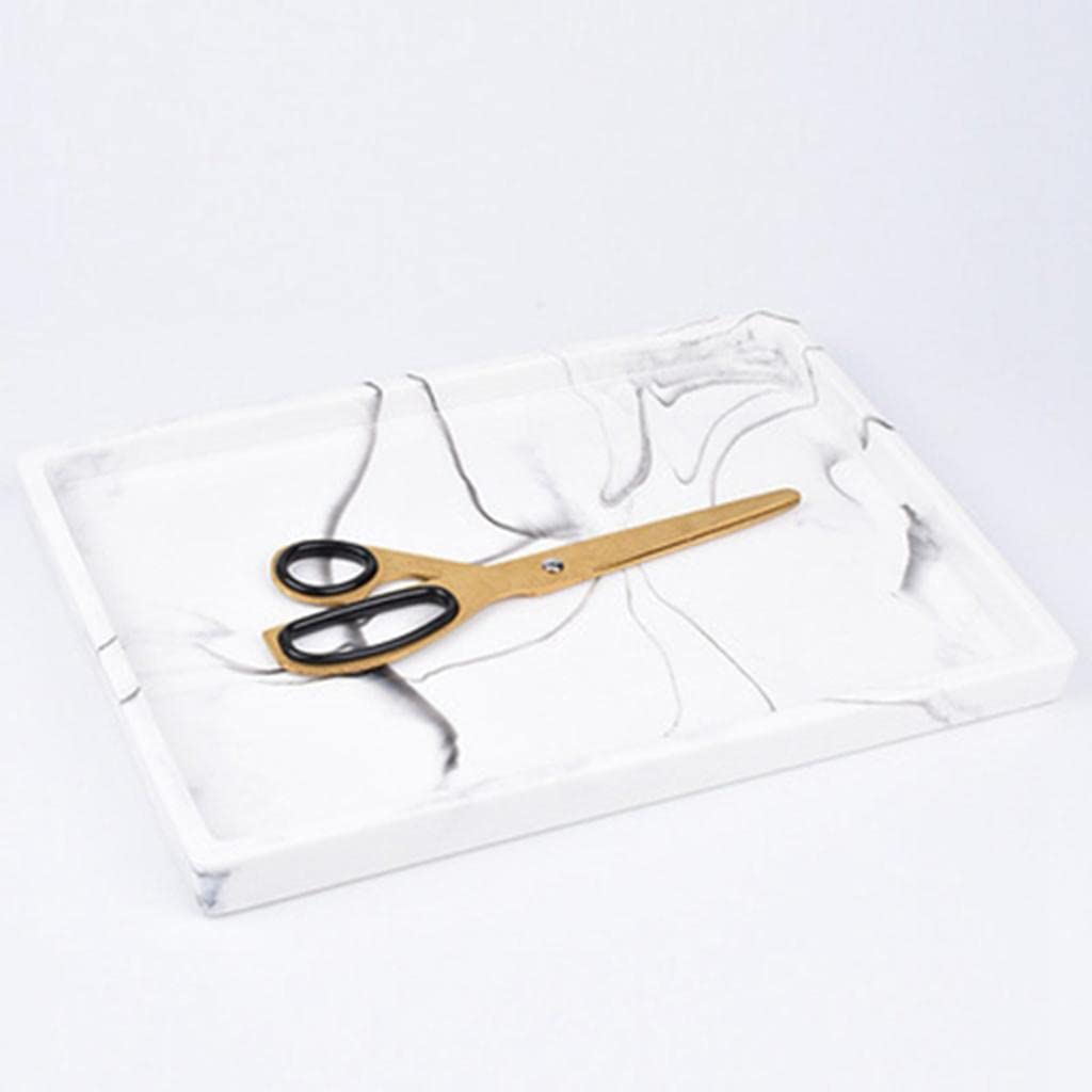 Bandeja decorativa para accesorios para el hogar, inodoro, cocina