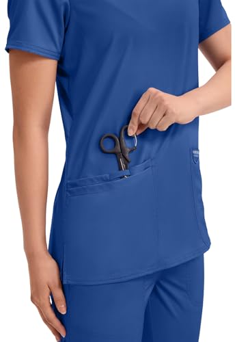Image of Cherokee Medical Women's Scrub Top V-Neck Modern Classic Fit with 3 Pockets, Ultra Soft and 2-Way Stretch Fabric - WW620