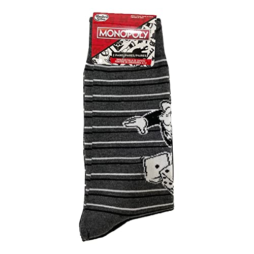 Unisex Adult 2-Pack Monopoly Game Crew Socks3