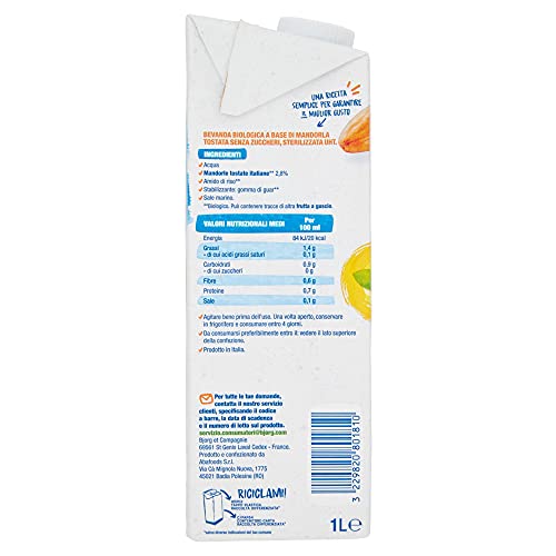 BJORG Bevanda di Mandorla Tostata Biologica 0%