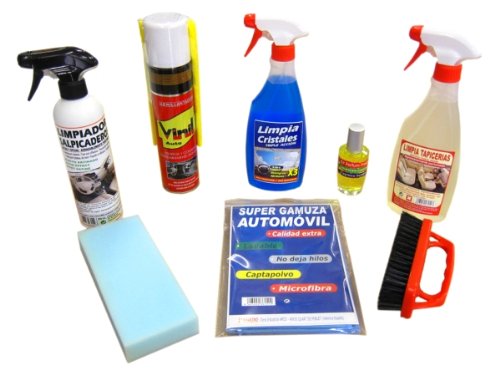 SANMARINO KIT LIMPIEZA INTERIOR DE VEHÍCULOS CON TAPICERÍA TEXTIL