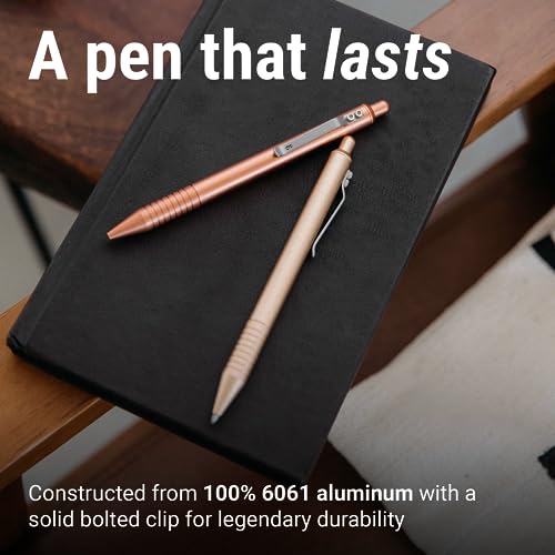 Everyman Rose Gold Grafton Pen, Edc Pen With Premium Gel Ink, Luxury Metal Writing, Gift For Office, Business, Executive #TOP3