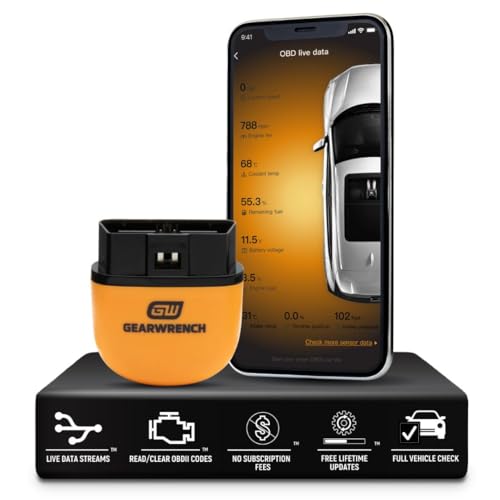 GEARWRENCH Everyday Diagnostic Tool Bluetooth OBDII Tester | GWSCAN