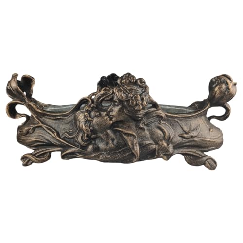 vianmo Pflanzgefäß Gusseisen Jugendstil mit Blecheinlage