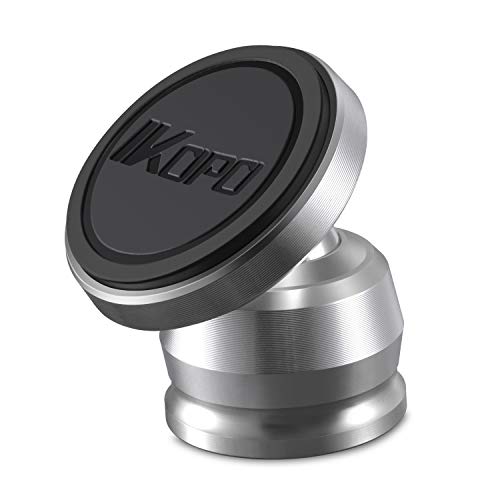 Magnetic Car Phone Holder Mount,IKOPO Strong Magnet Cell Phone Holder for Car Dashboard (Silver-2020)