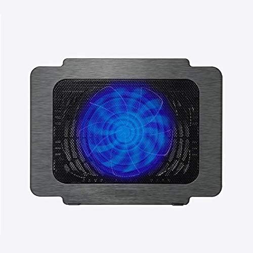 SmartBuyAdjustable FKCPK16 Laptop Cooling Stand Single Fan Adjustable Height Black (Renewed)