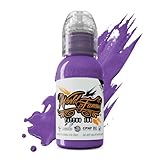 World Famous Purple Tattoo Ink, Vegan and Professional Ink, Made in USA, Amethyst, .5 oz