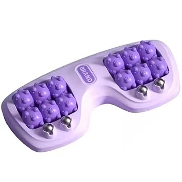 Foot Massager Roller - 2-in-1 Plantar Fasciitis Relief with Rolling and Acupressure Massage - Perfect for Heel, Arch, Muscle Aches, Foot Pain, and Stress Relief (Multicolor)