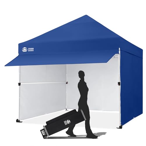 CROWN SHADES 10x10 Commercial Pop Up Canopy Tent with...