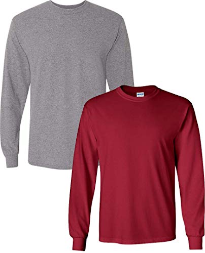 Image of Gildan Men's Ultra Cotton Long Sleeve T-shirt, Style G2400