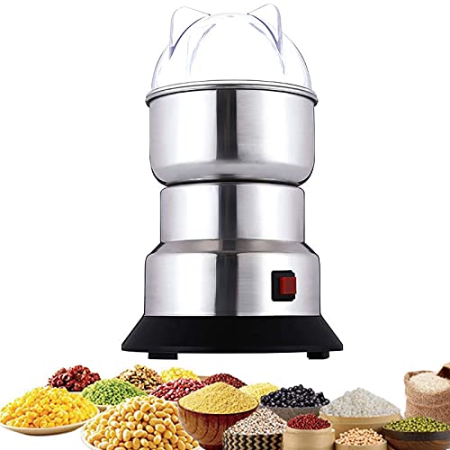 ywewsq Molinillo de café eléctrico, Molinillo de nueces de Granos de café de 550 W con Cuchillas de Acero Inoxidable…