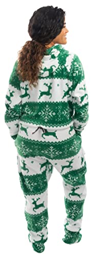 Image of Forever Lazy Footed Adult Onesies, One-Piece Pajama Jumpsuits for Men and Women, Unisex. with Detachable Feet.