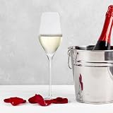 Kieliszki do Szampana Stölzle Lausitz Exquisit Royal Zestaw 6 sztuk, 265ml – Eleganckie Kieliszki Koktajlowe do Win Musujących – Kryształ Made in Germany – Odporne na Wstrząsy i Mycie w Zmywarce