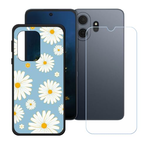 BMPNLSZ �K�p TCL NxtPaper 70 Pro�p+HD�����K���X�ɓK�����ėpTPU�P�[�X�A�V���J�Q���P�[�X�o���p�[�ی�o�b�N�P�[�X-TCL NxtPaper 70 Pro�p�ɓK����9�d�x�X�N���C�u�h�~�X�N���[���v���e�N�^(6,9") - WZ