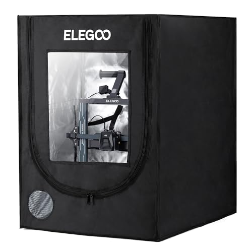 ELEGOO BoÃ®tier d'imprimante 3D, rÃ©sistant au feu et Ã  la poussiÃ¨re, couverture d'imprimante 3D Ã  tempÃ©rature constante pour Neptune 3 Pro/Neptune 4/Neptune 4 Pro/Ender 3/Ender 3 V2/Ender 3 S1/Kobra 2