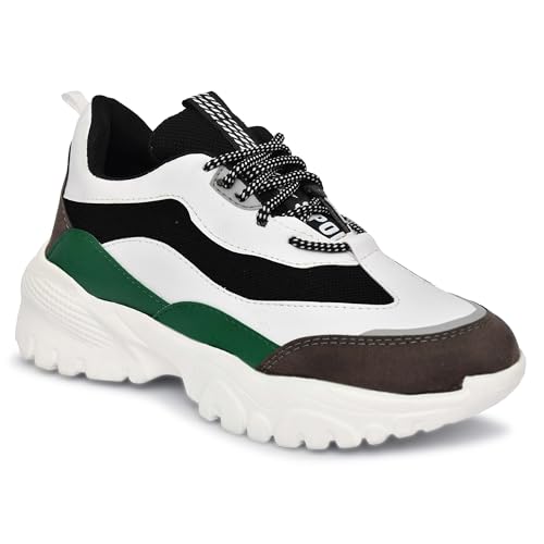 Image of SUSON Women's Synthetic Leather Sneakers Shoes