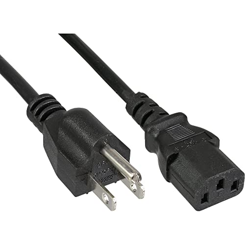 InLine 16655V cavo di alimentazione Nero 5 m Accoppiatore C13 NEMA 1-15P