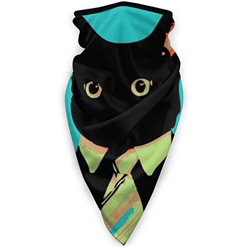 Outdoor Sports Face Mouth Windproof Scarf Bandana, Abstract Headband Bandana Headwear Balaclava, Headwear for Out Riding Motorcycle Bicycle Black