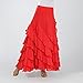 Baoblaze Vestido de Flamenca Ropa de Baile Accesorios de Mujer Falda de...