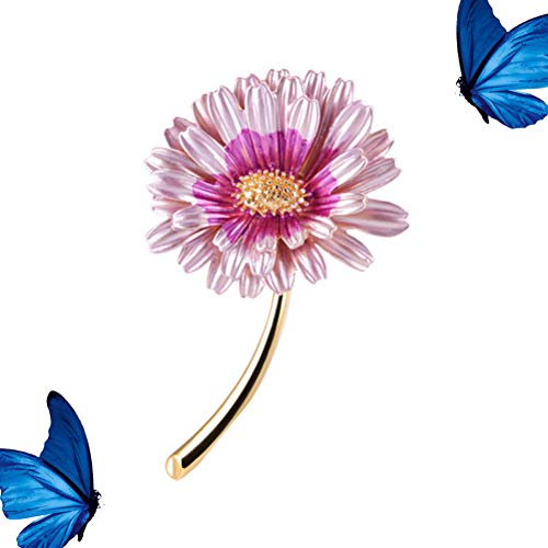 Partykindom 1Pc Chic Lovely Sunflower Design Brooch Trendy Style Fashionable Alloy Brooch For Mother' S Day Gift Women Decor For Banquet Celebration Favors #TOP1
