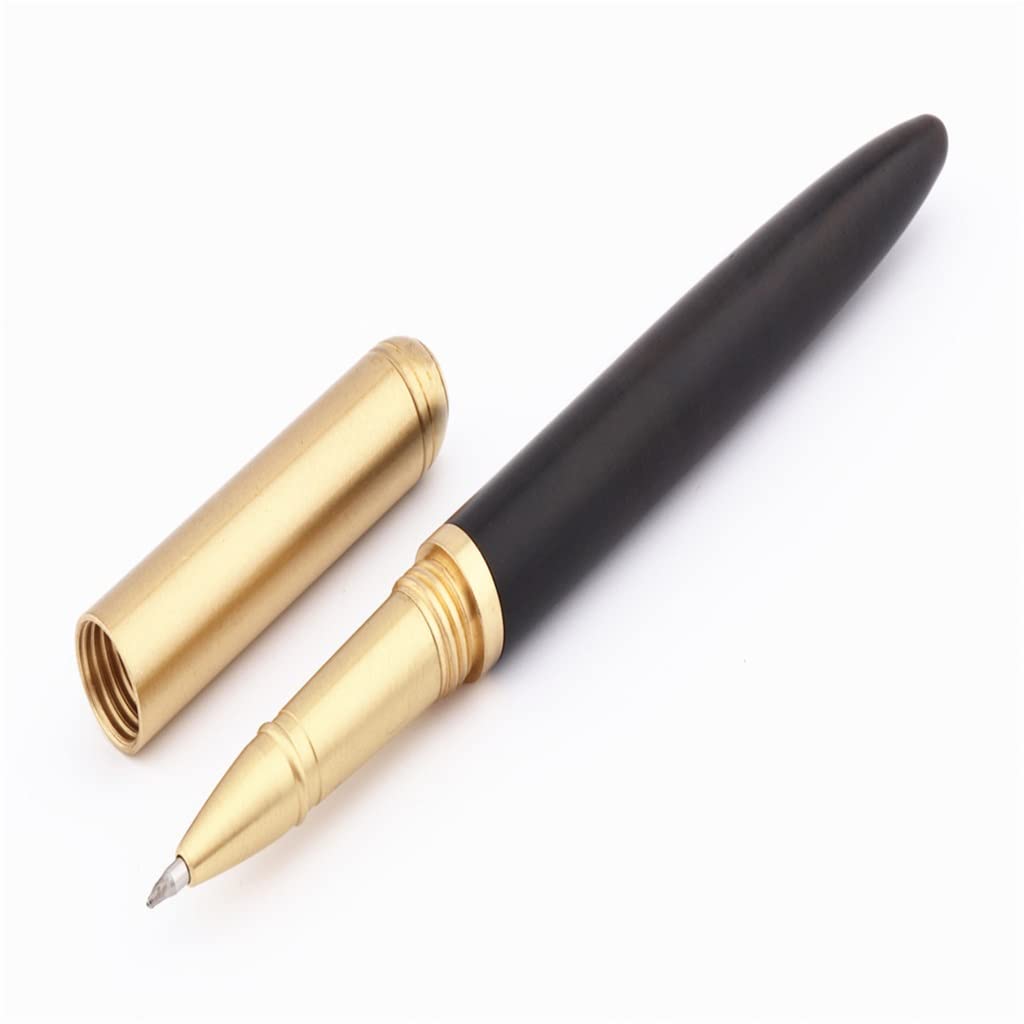 CXBDDF Black Wood Business Office Rollerball Pen School Gift Pen