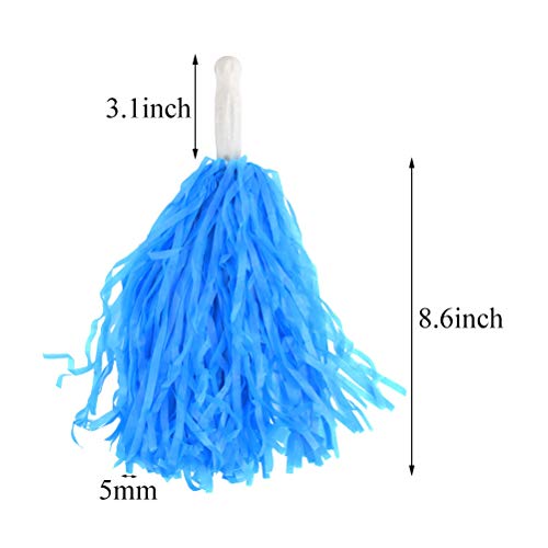 image for baotongle 12 pcs Cheerleading Pom Poms Hand Flowers Cheerleader Pompom