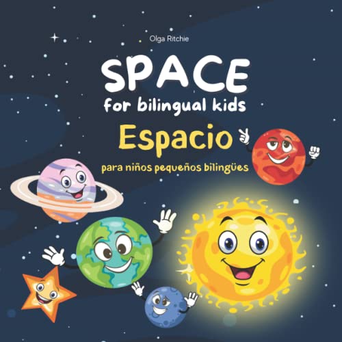 Image of SPACE for bilingual kids Espacio para niños pequeños bilingües: English-Spanish Edition Libro Bilingüe Inglés-Español (Bilingual Brainbox English-Spanish Books For Children)