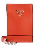 DETALLES DE CALIDAD — El bolso presenta acabados en color naranja con detalles dorados en el logo y el cierre, así como forro interior beige para un toque sofisticado.