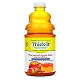 Thick It AquaCare H2O Thickened Apple Juice Beverage, 0.5 Gallon -- 4 per case.