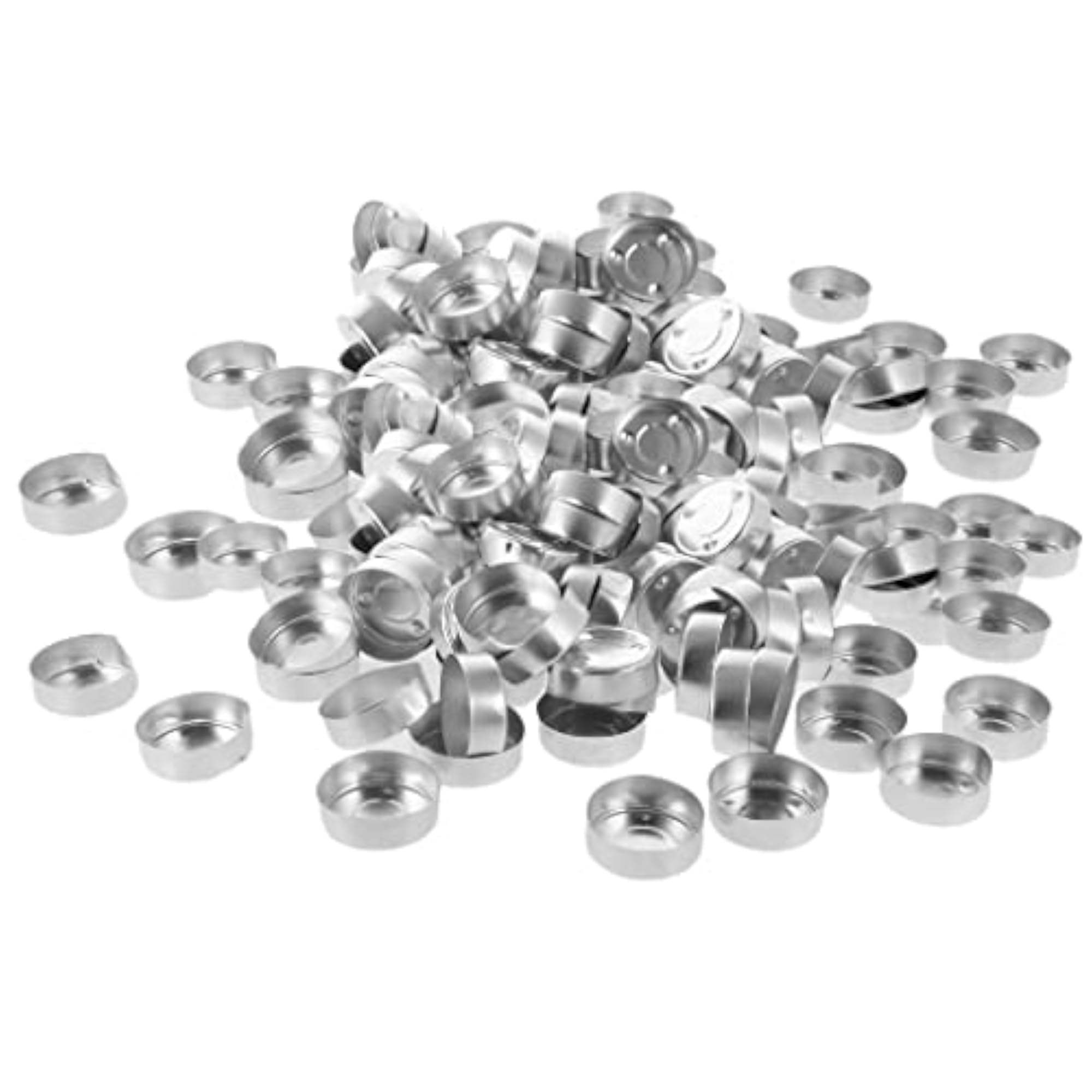 200 Pieces Empty Aluminum Tealight Cups