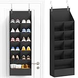 Grande capacité : avec des dimensions de 42 cm x 19 cm x 120,5 cm, cet organisateur de chaussures de porte offre 10 compartiments de différentes tailles pouvant contenir 12 paires de chaussures, des baskets aux pantoufles en passant par les chaussures pour femmes. Les compartiments inférieurs disposent d'un fond renforcé et offrent suffisamment d'espace pour deux paires de bottes