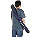 POENVFPO Sword Bag, Adjustable Strap | Cup Holder, Lightweight Portable Multifunction Shoulder Carry Bag for Chinese Martial Arts (Blue)