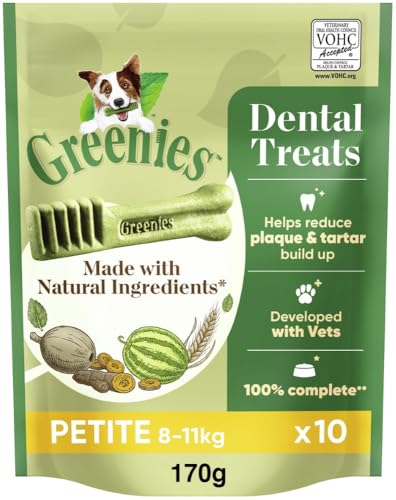GREENIES Dental Treats Petite für Hunde von 8-11kg, 6 x 170g
