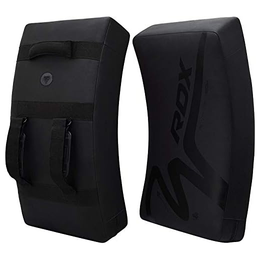 RDX Kick Shield for Kickboxing Training, Great for MMA, Taekwondo, Krav MAGA, Martial Arts, Karate, Curved Muay Thai Kicking Pad, Body Strike Shield (Sold AS Single Item)