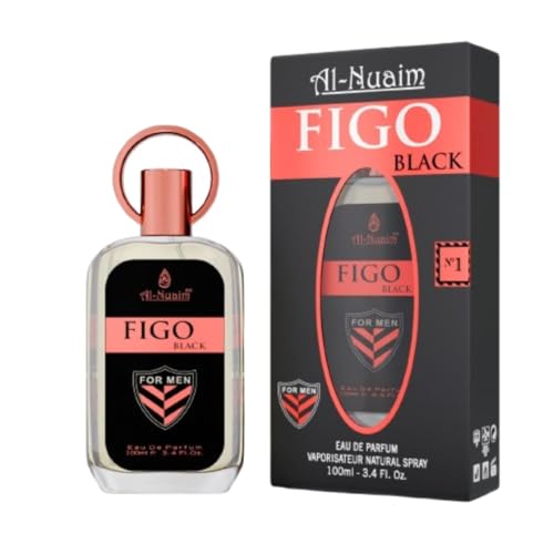 Image of Al-Nuaim Figo Black Eau De Parfum For Men & Women - 100ml | Long Lasting Perfume