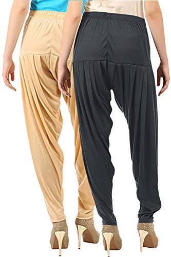 Image of Buy That Trendz Patiala Salwar for Women Relaxed Fit Viscose Patiyala Salwar Harem Bottom Pants