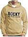 OM3® Rocky Balboa - Felpa con cappuccio da uomo, The Italian Stallion 70s 80s Cult Boxing Movie, taglie S-4XL, cachi, XXL