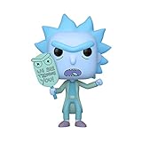 Funko Pop! Animation: Rick & Morty - Holgram Rick Clone, Glow in The Dark, Amazon Exclusive