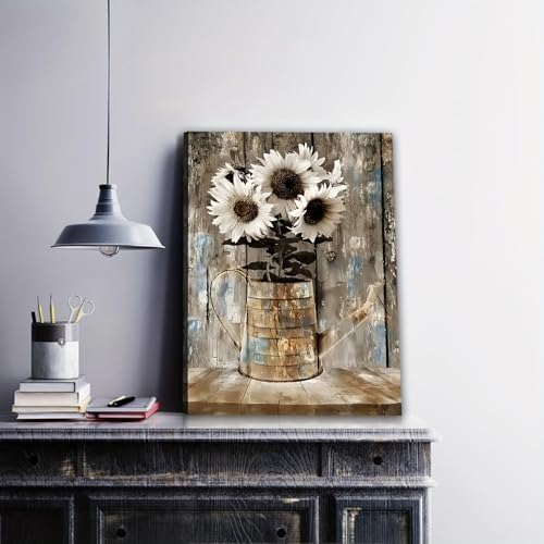 Affiche de marguerite pour la maison déco murale fleurs 50 x 75 cm