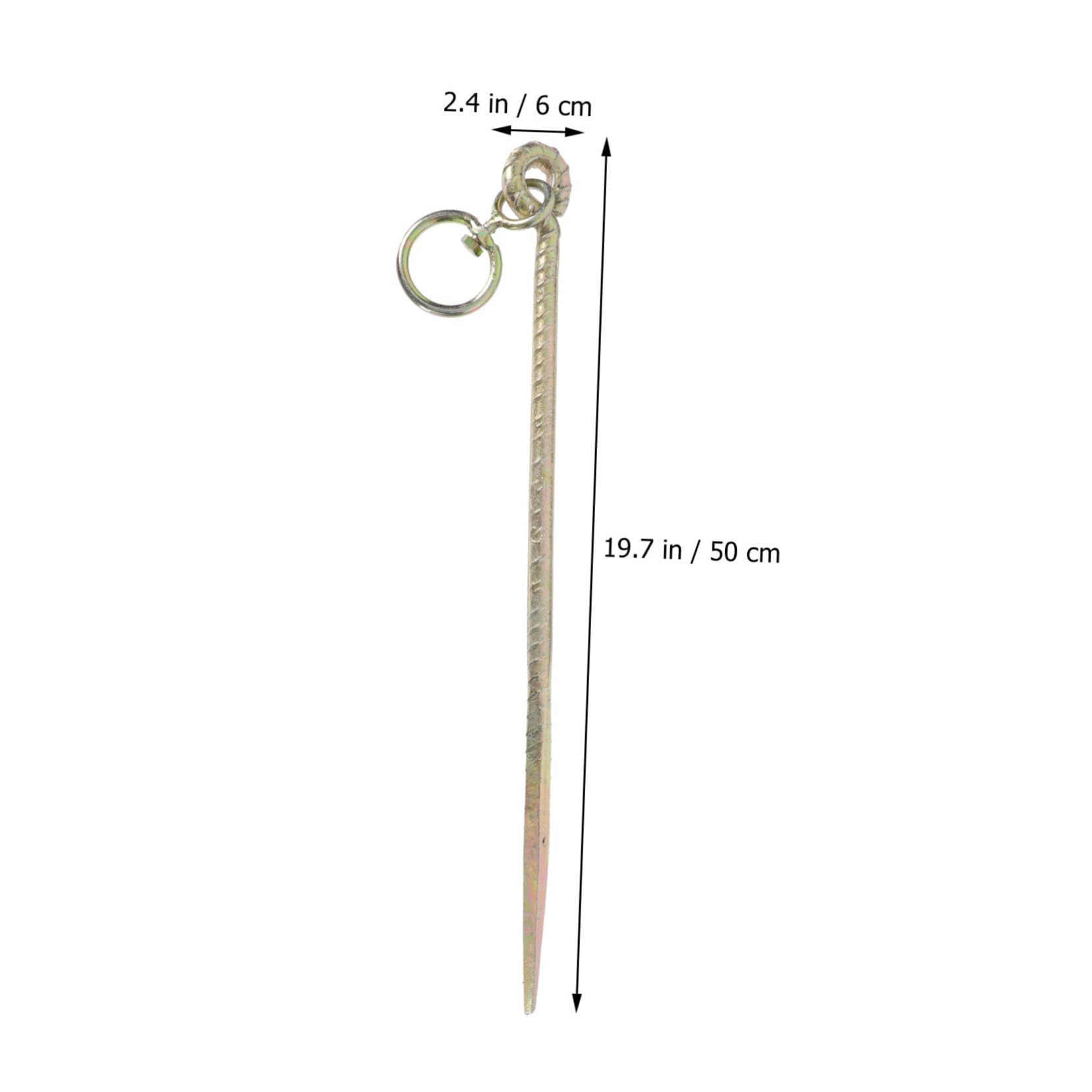 POPETPOP 1 Pc Poste De Atar Correas para Perros Gancho para Perros Cable De Amarre para Perros Cable para Perros Juguetes De Cuerda para Perros Estaca para Perros Exterior Golden Planchar