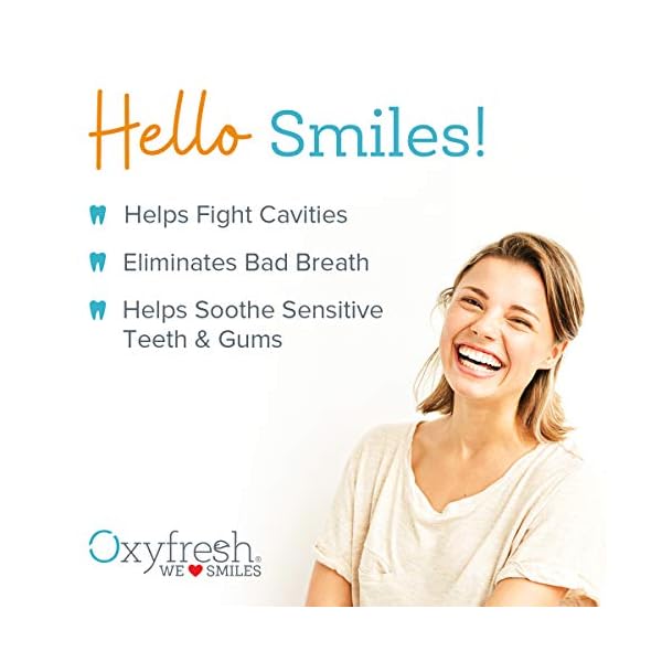 Oxyfresh Cavity Protection Fluoride Mouthwash Anticavity Mouthwash for Sensitive Teeth Non