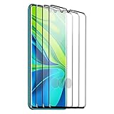 XINXUSONG Screen Protector 3 Pack Full Coverage 3D Curved Edge Bubble Free Ultra-Thin Anti-Scratch Shatterproof 9H Hardness Tempered Glass Protective Film For Xiaomi Mi Note 10 / 10 Pro / 10 Lite / Mi CC9 Pro