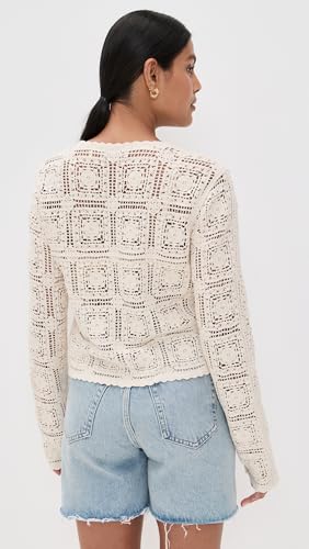 FRAME Women's The Crochet Cardi3
