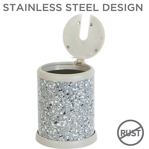 Bath Bliss Spazzole Per Wc, Ferro, Grigio Terrazzo, 1 Confezione - 4