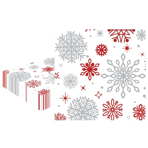 Ovanda Servietten Weihnachten, 20 Stück 33x33cm Weihnachts...