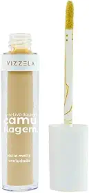 Corretivo Líquido Camuflagem Vizzela Amarelo 5g