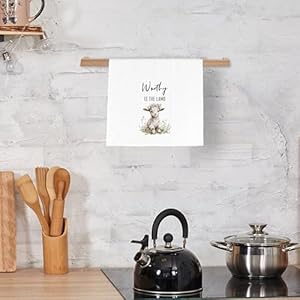 Spring Easter Lamb Kitchen Dish Towels 16x24 Inch, Easter Blessings Jesus Wreath Decor, Easter Holiday Flowers Sheep Decorative Hand Towels Tea Towels for Bathroom Home Spring Easter Lamb Kitchen Dish Towels 16×24 Inch Easter Blessings Jesus Wreath Decor Easter Holiday Flowers Sheep Decorative Hand Towels Tea Towels for Bathroom Home