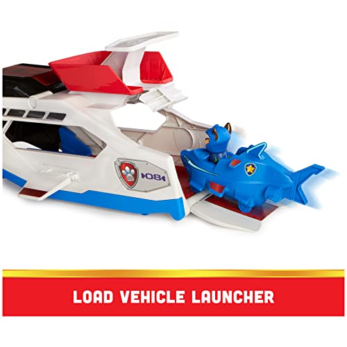Paw Patrol Aqua Pups Whale Patroller Team Vehicle With Chase Action Figure, Toy Car And Vehicle Launcher, Kids Toys For Ages 3 And Up #TOP1