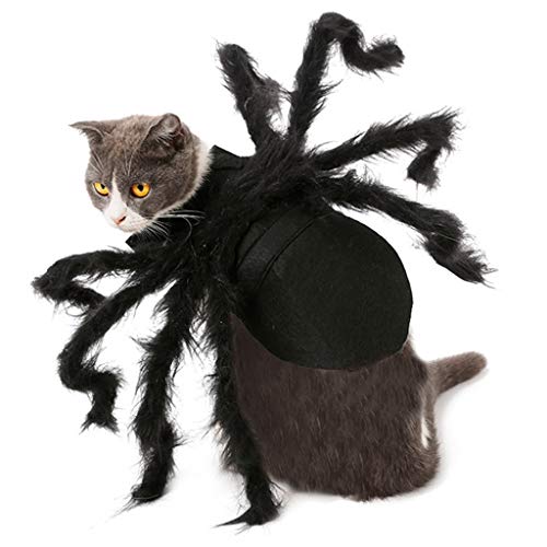 Fantasia de Aranha para Cachorros Serenable para Animais de Estimação para Páscoa, Halloween, Festas